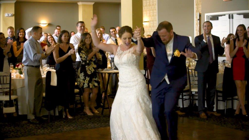 Bride and Groom Normanside Reception