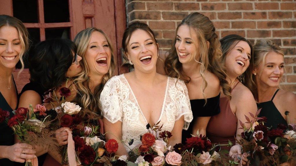 Moca Mass Bridesmaids laughing