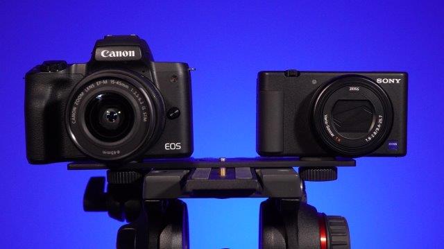 Sony zv1 and Canon M50 Mark II